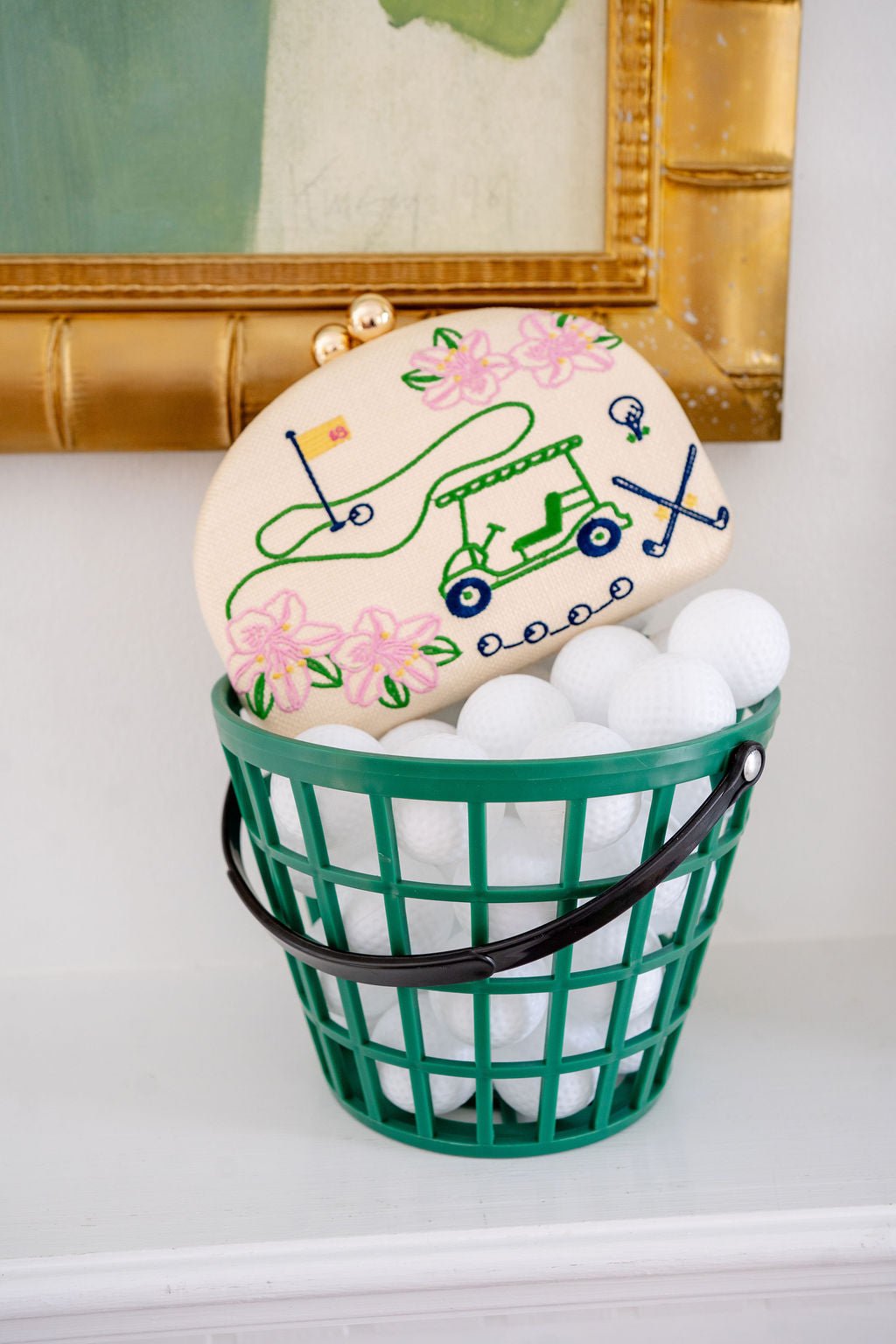 Golf Clutch- Embroidered