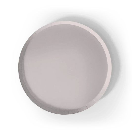 Gray Paper Party Plate (8pcs)