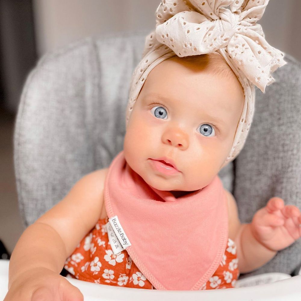 Bazzle Baby Bandana Bib 4-Pack - Various Colors