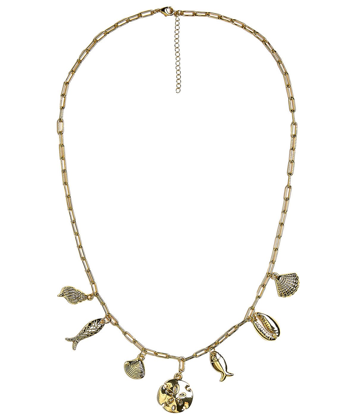 Harbour Charm Necklace - 18k Gold Plated - Belle of the Ball Collection