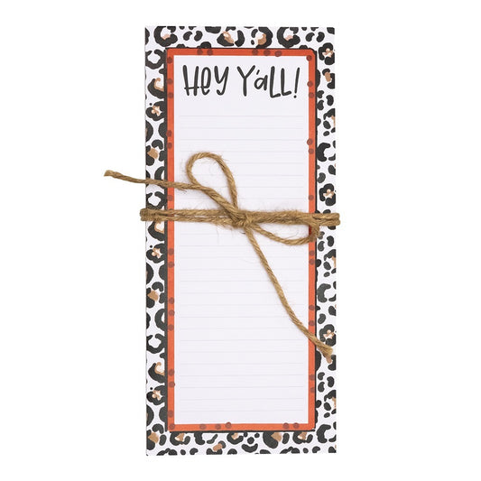 Hey Y'all Magnetic List Pad Set of 2