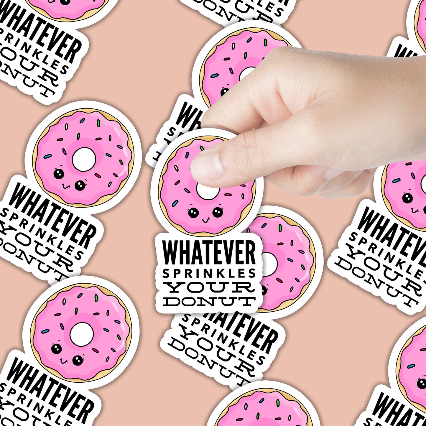 Whatever Sprinkles Your Donut Sticker