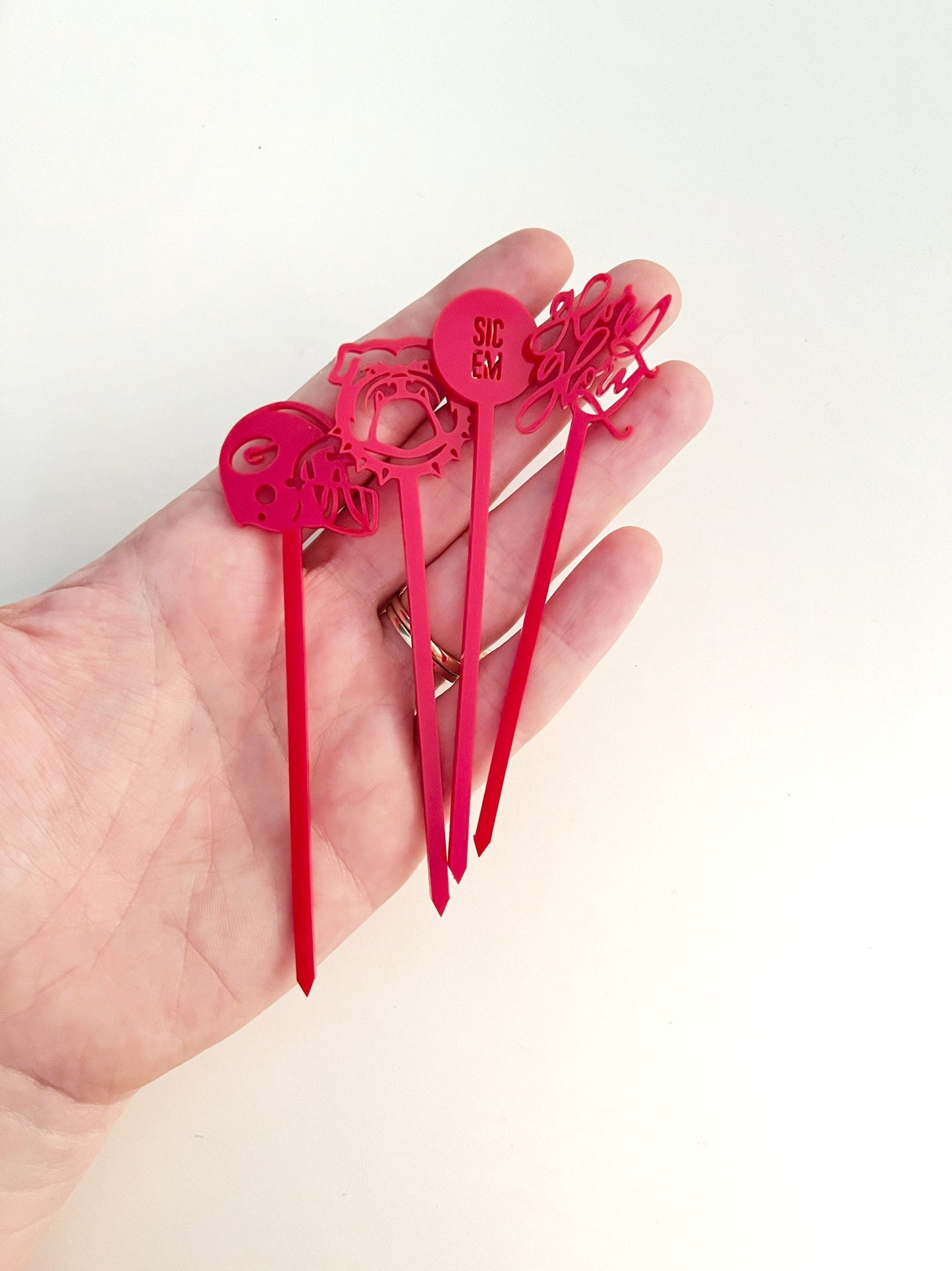 Georgia Bulldogs Food Pick - Skewer Set