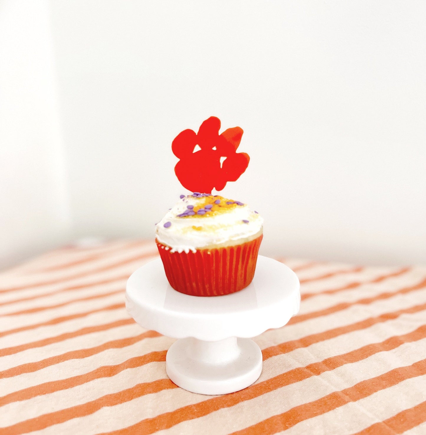 Clemson Tailgate Set - Stir Sticks, Cupcake Toppers, and Food Picks