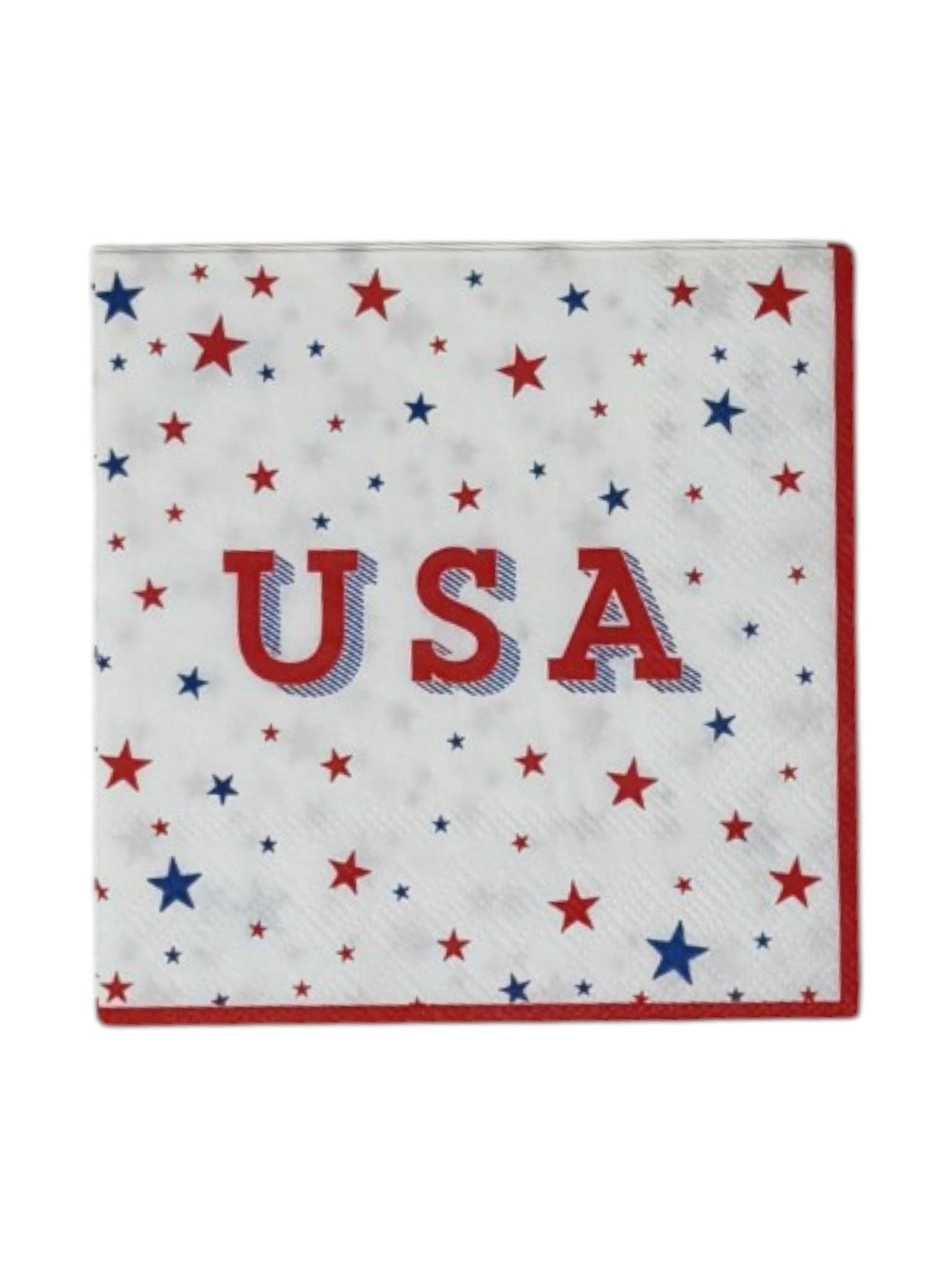 Patriotic Decoupage Paper Napkins Set of 2 | You Choose Design | Cocktail Luncheon Guest | America 250 Fourth of July Crafts Mixed Media Art