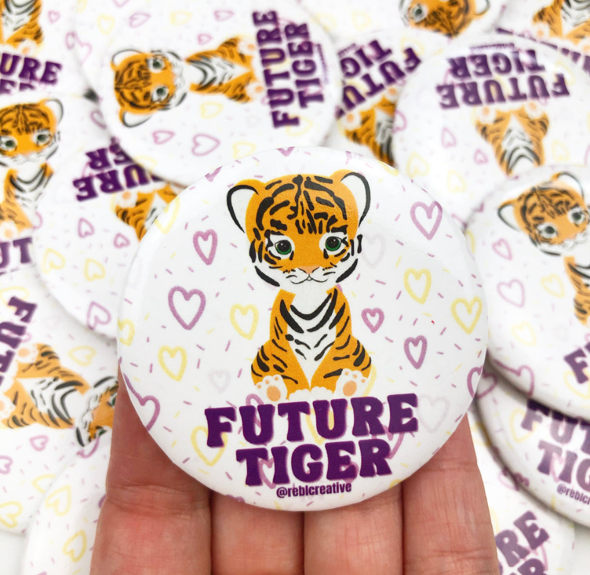 Future Tiger - Purple/Yellow