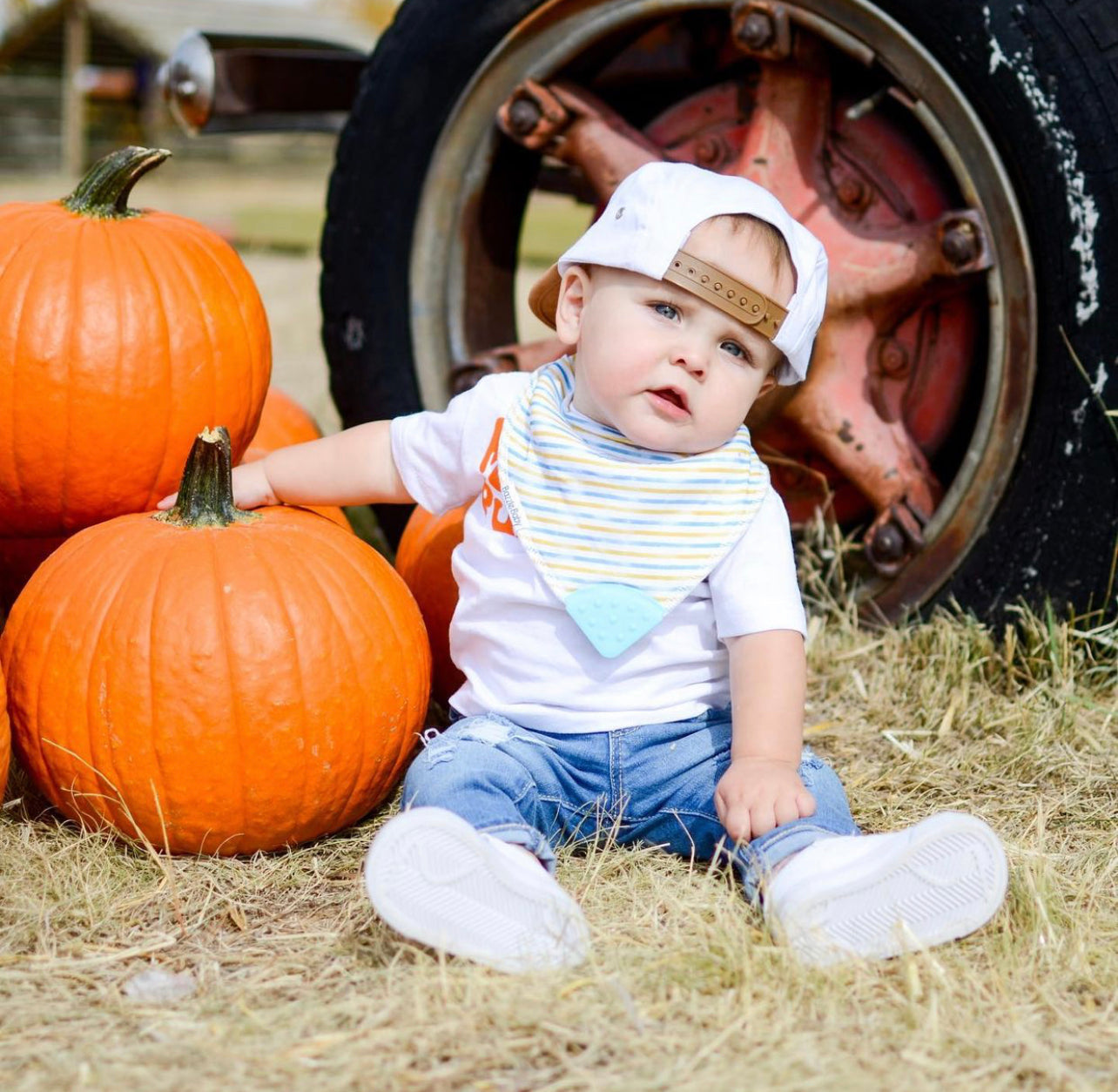 Banda Bib with Teether Attached  - Various Colors