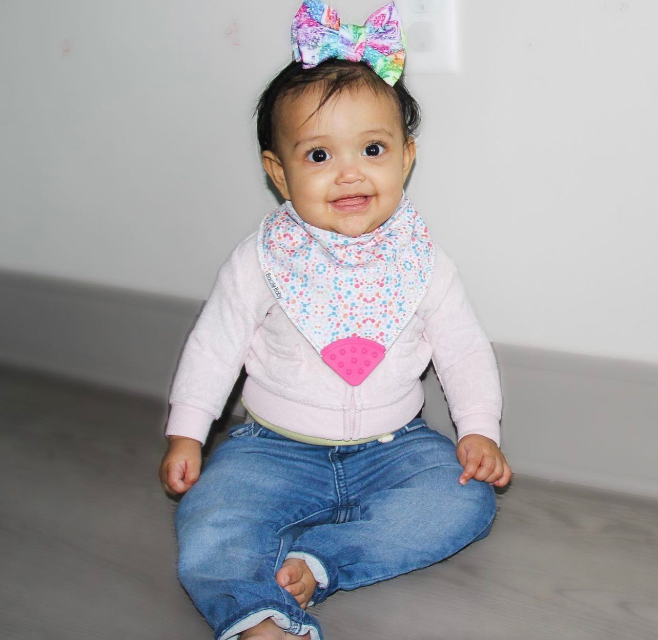 Banda Bib with Teether Attached  - Various Colors