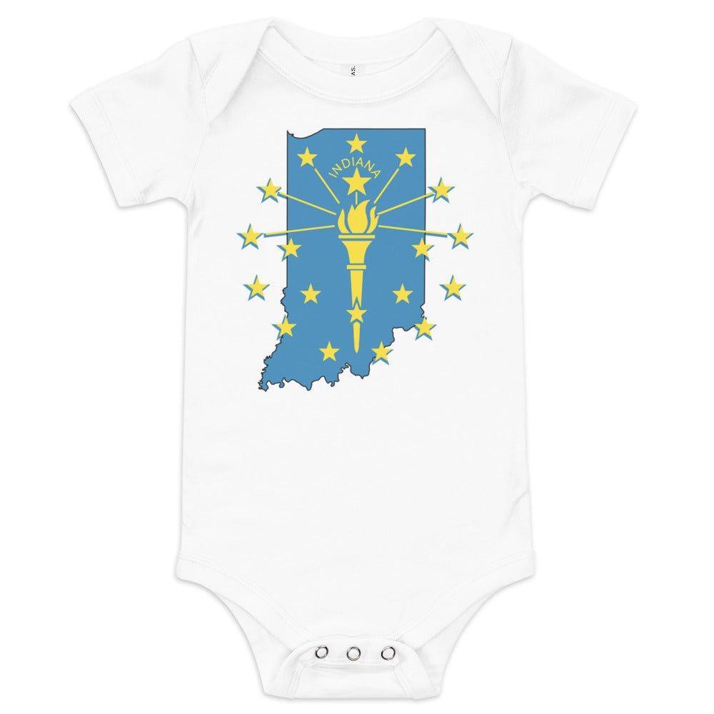 Indiana Baby short sleeve onesie Soft Cotton Newborn Outfit