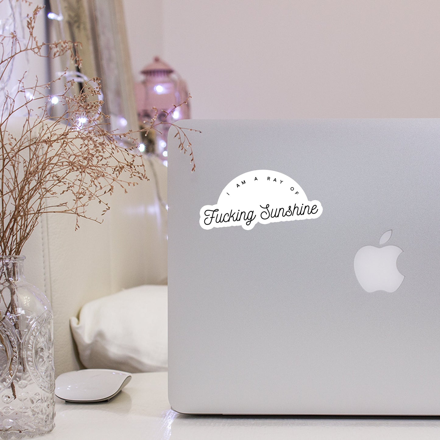 I am a ray of fucking sunshine Sticker