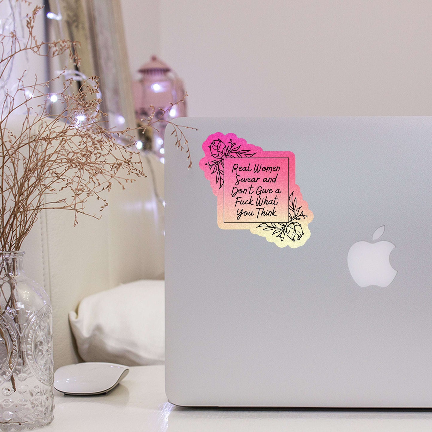 Real Women Swear Sticker