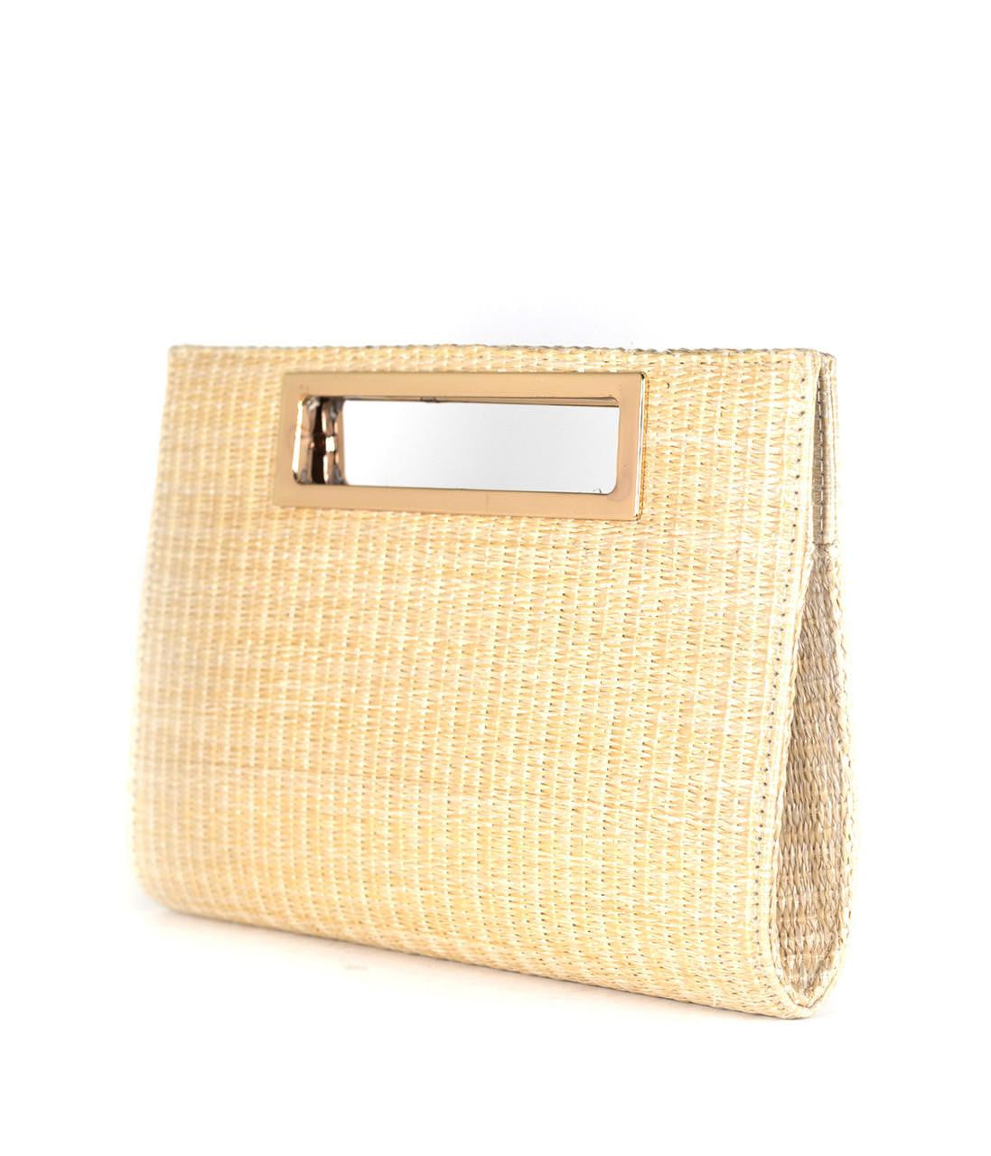 Chloe Clutch - Straw