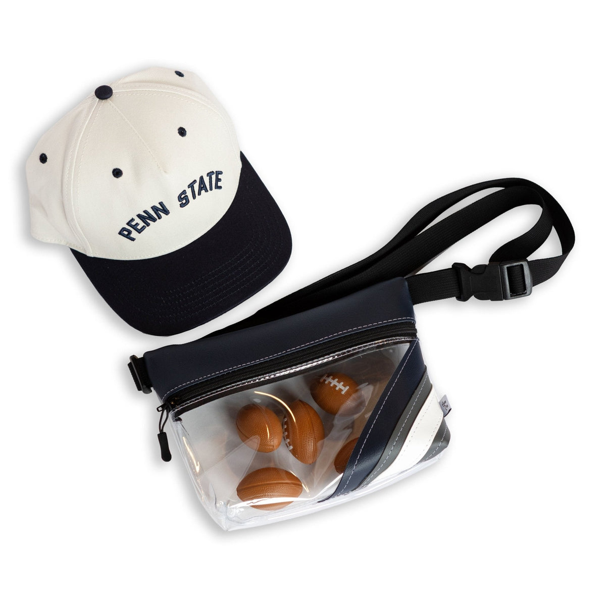 Auburn University Football Stadium Clear Stripe Game Day Fanny Pack