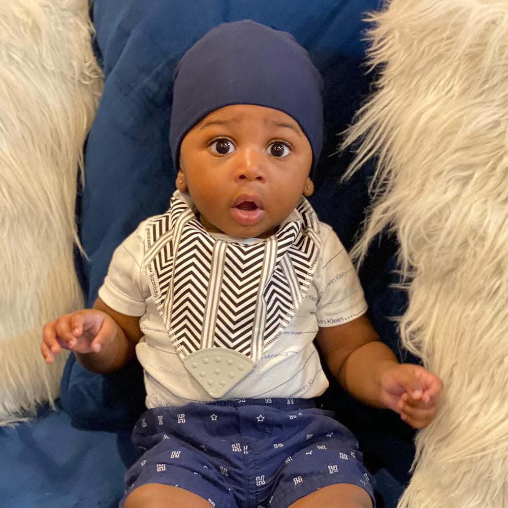 Banda Bib with Teether Attached  - Various Colors