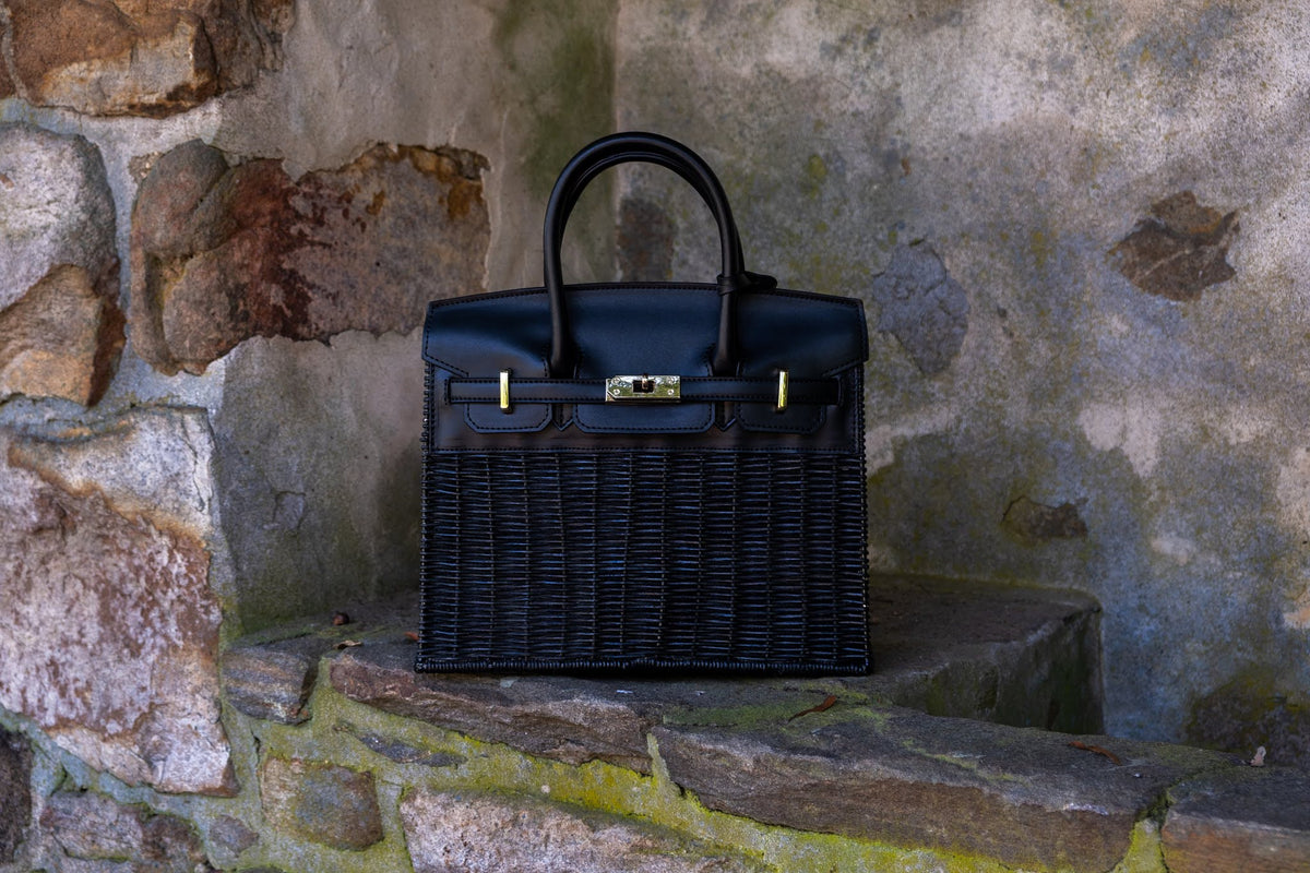 Margo Wicker Handbag- Solid Colors