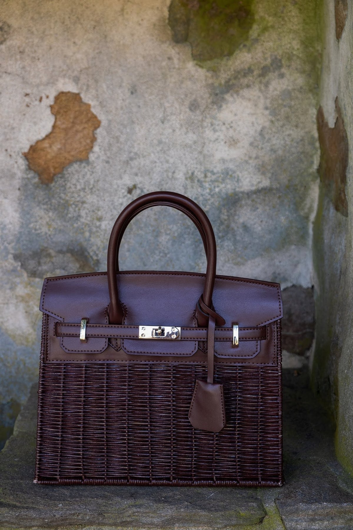 Margo Wicker Handbag- Solid Colors