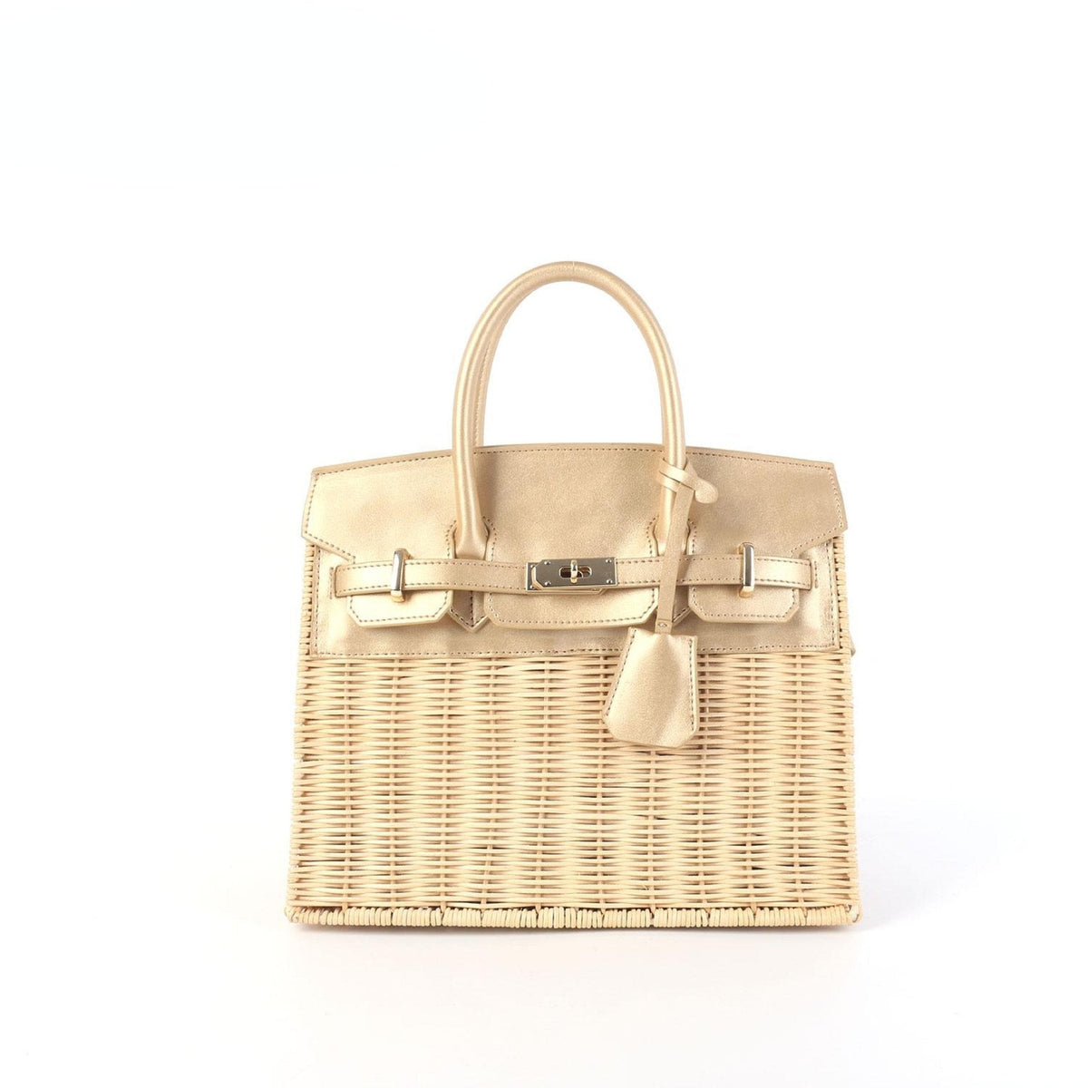 Margo Camel -  Wicker Handbag