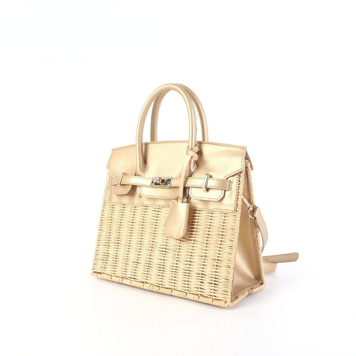 Margo Camel -  Wicker Handbag