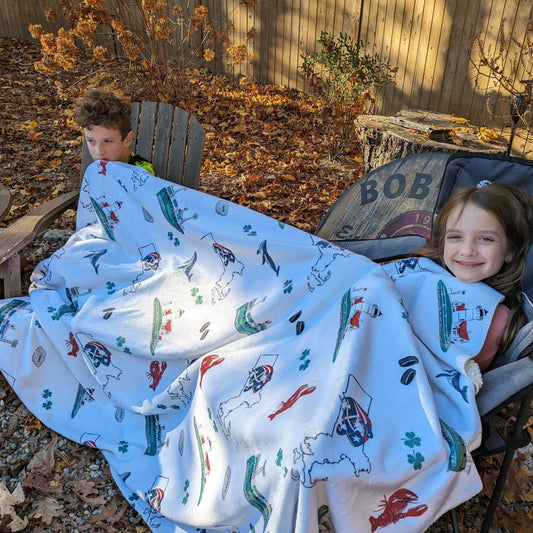 Massachusetts Plush Throw Blanket 60x80 Meaningful Reminder of Home