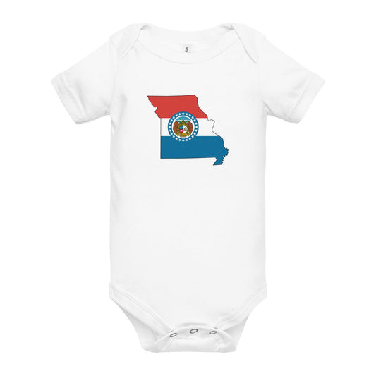 Missouri Flag Baby Onesie Newborn Coming Home Essential