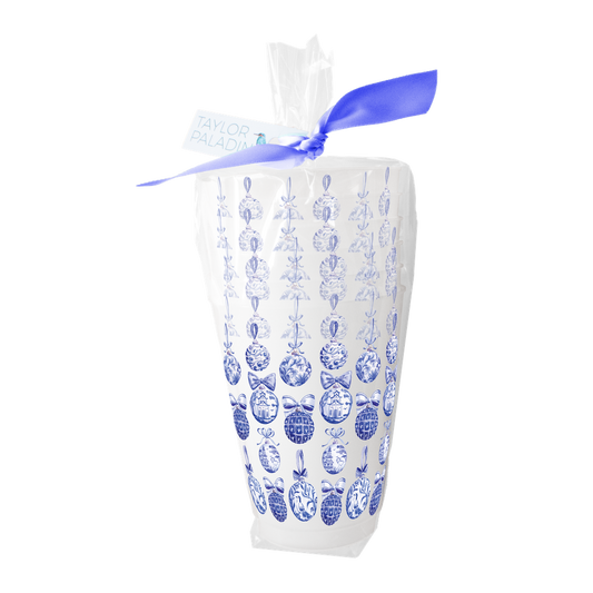 Chinoiserie Ornaments Frosted Cup