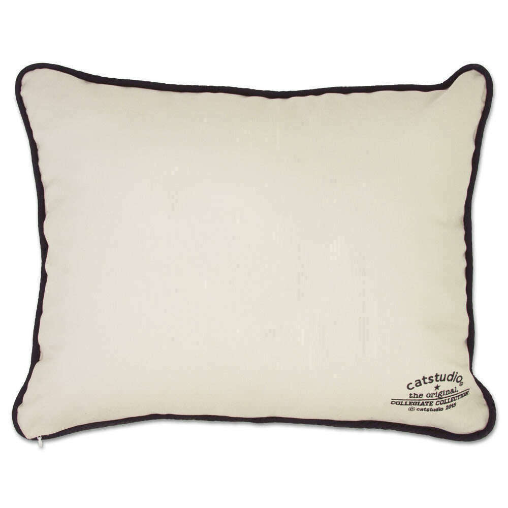 North Carolina State University Collegiate Embroidered Pillow by CatStudio