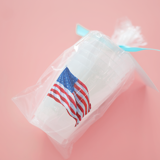 American Flag Cups