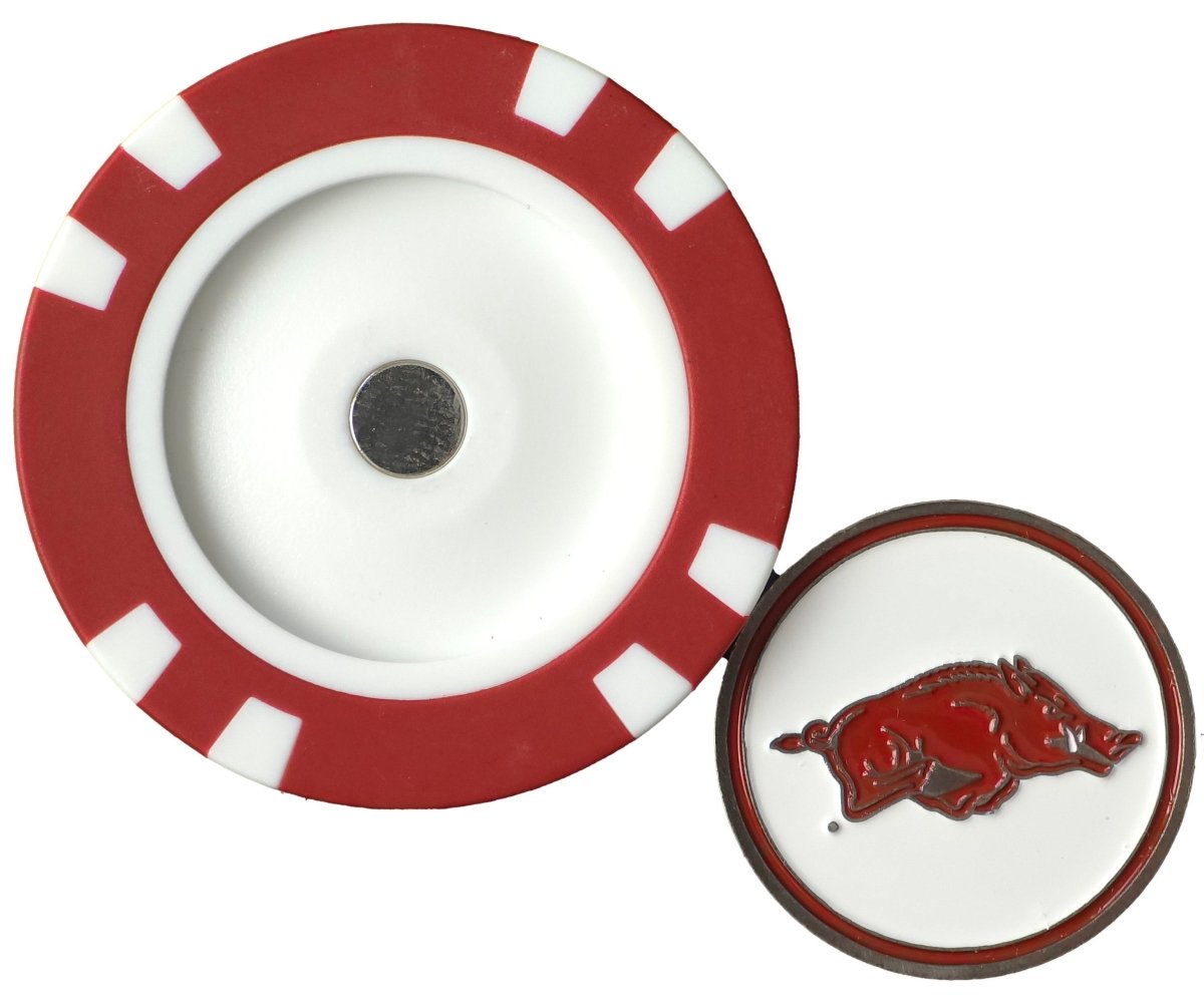 Arkansas Razorbacks Poker Chip Ball Marker