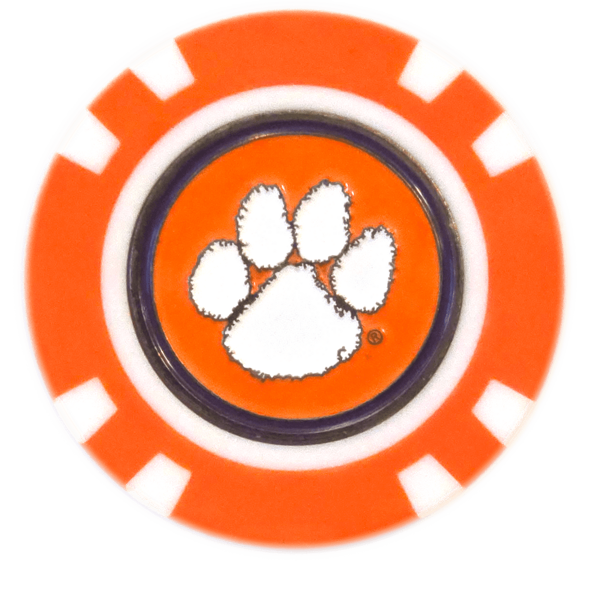 Clemson Tigers Poker Chip Ball Marker