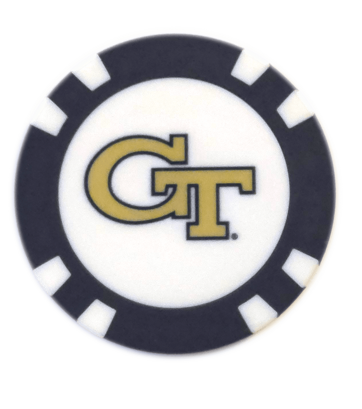 Georgia Tech Yellow Jackets Poker Chip Ball Marker
