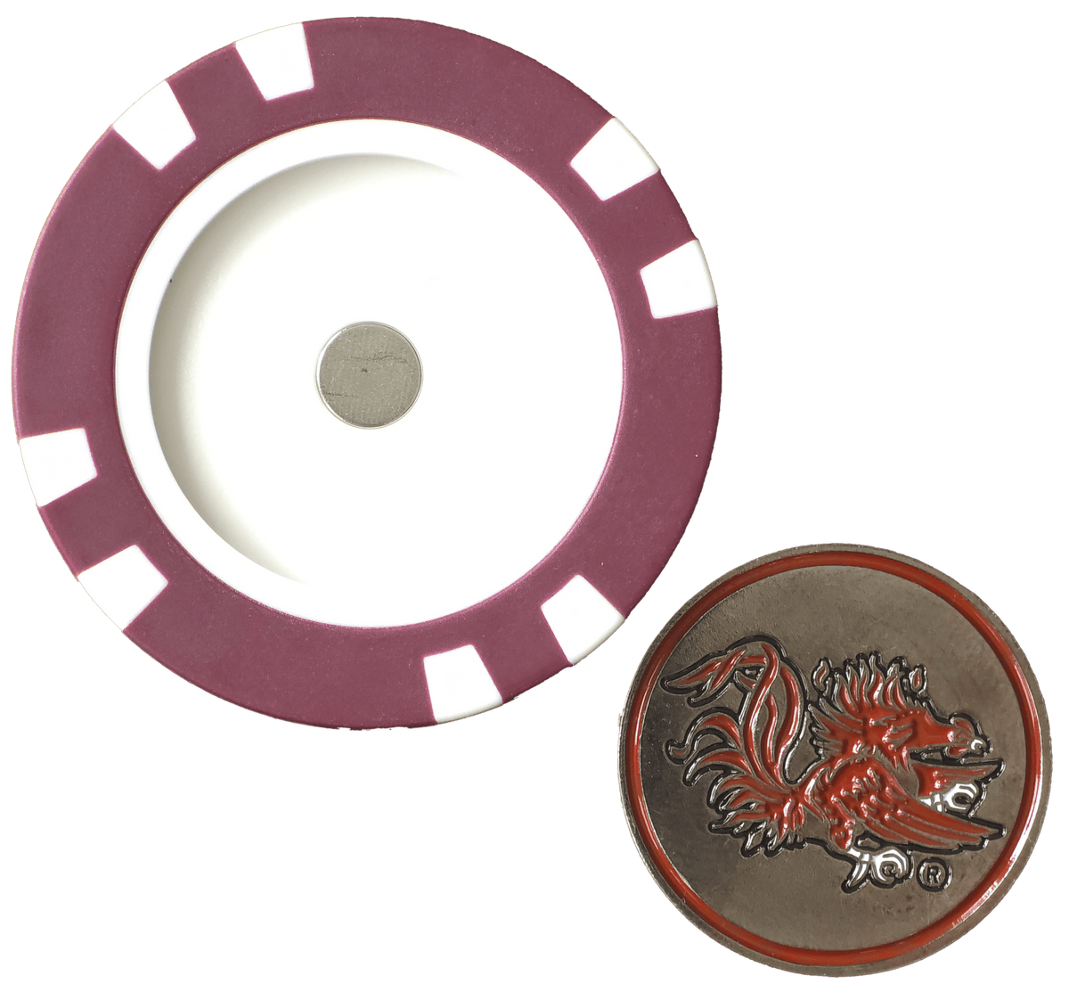 South Carolina Gamecocks Poker Chip Ball Marker