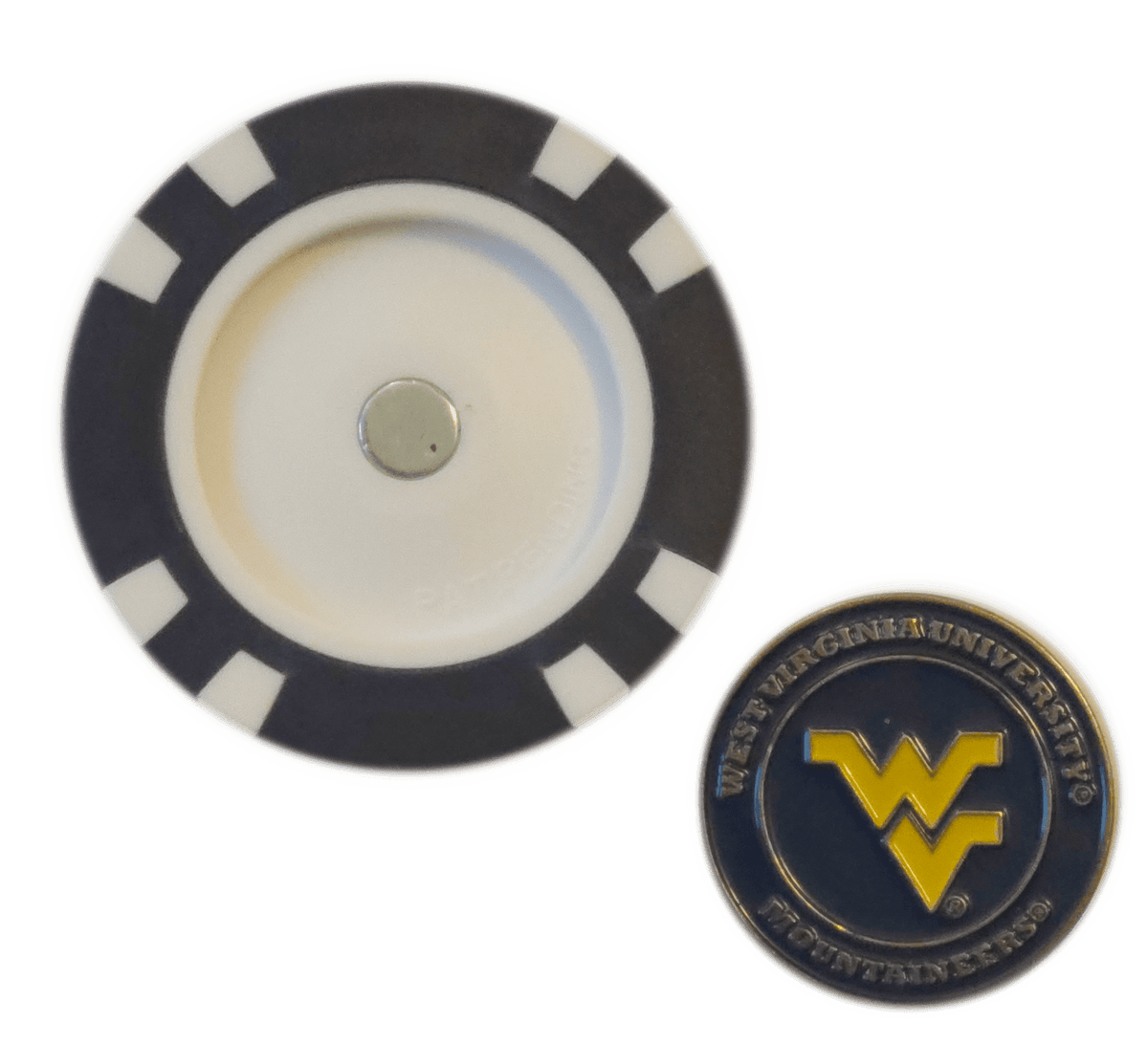 West Virginia Mountaineers Poker Chip Ball Marker