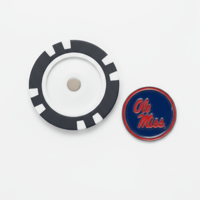 Ole Miss Rebels Poker Chip Ball Marker