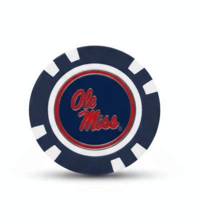 Ole Miss Rebels Poker Chip Ball Marker