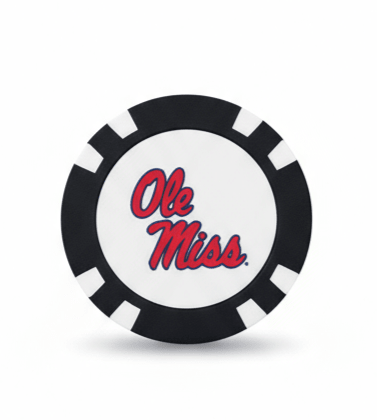 Ole Miss Rebels Poker Chip Ball Marker