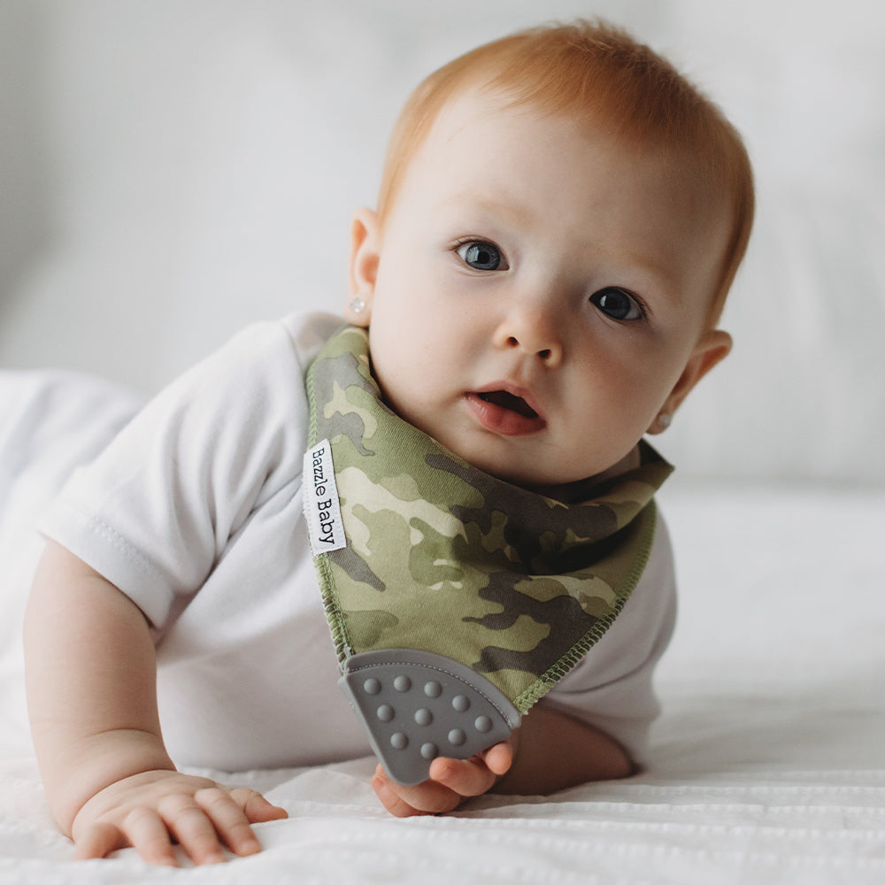 Banda Bib with Teether Attached  - Various Colors