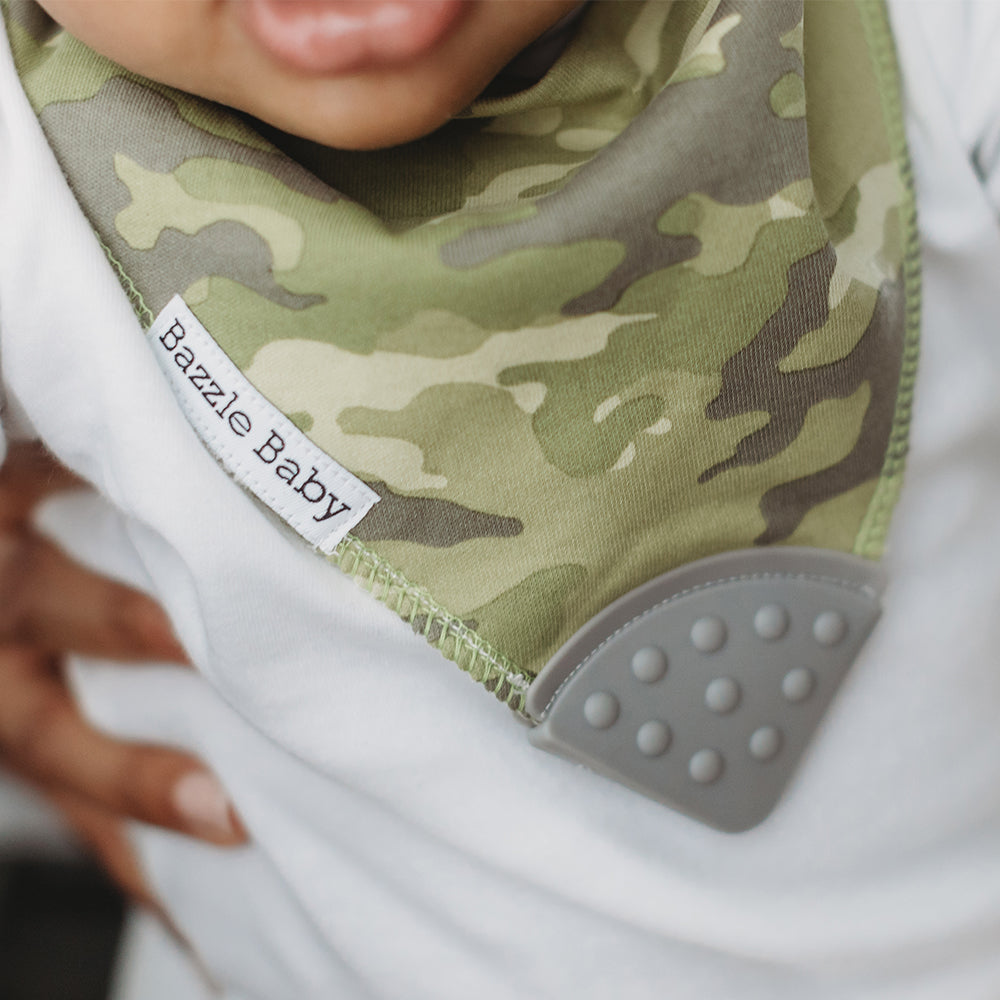 Banda Bib with Teether Attached  - Various Colors