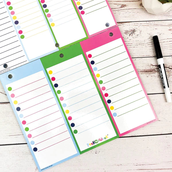 Peek at the Week Weekly Planner Pad