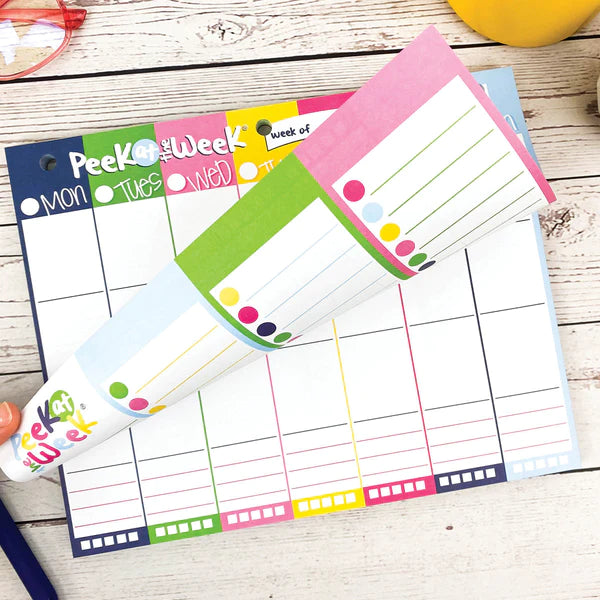 Peek at the Week Weekly Planner Pad