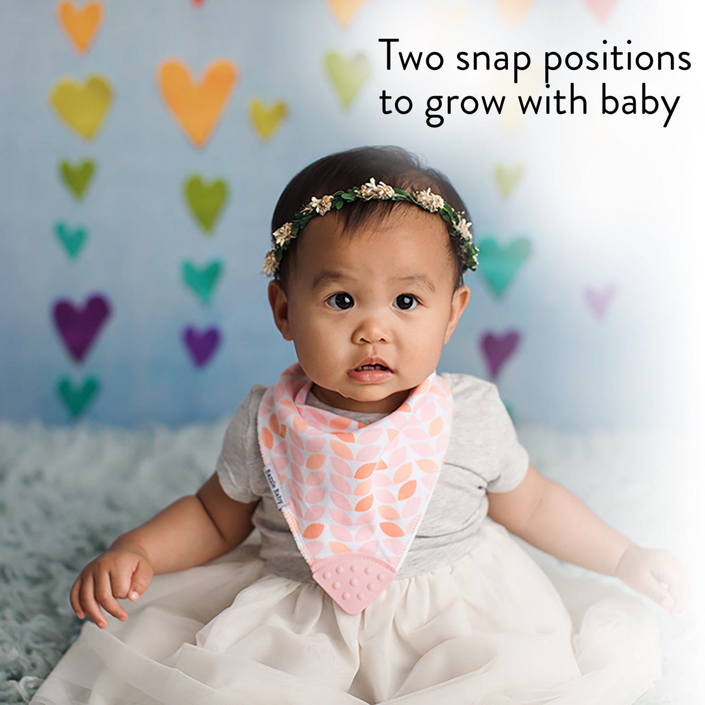 Banda Bib with Teether Attached  - Various Colors