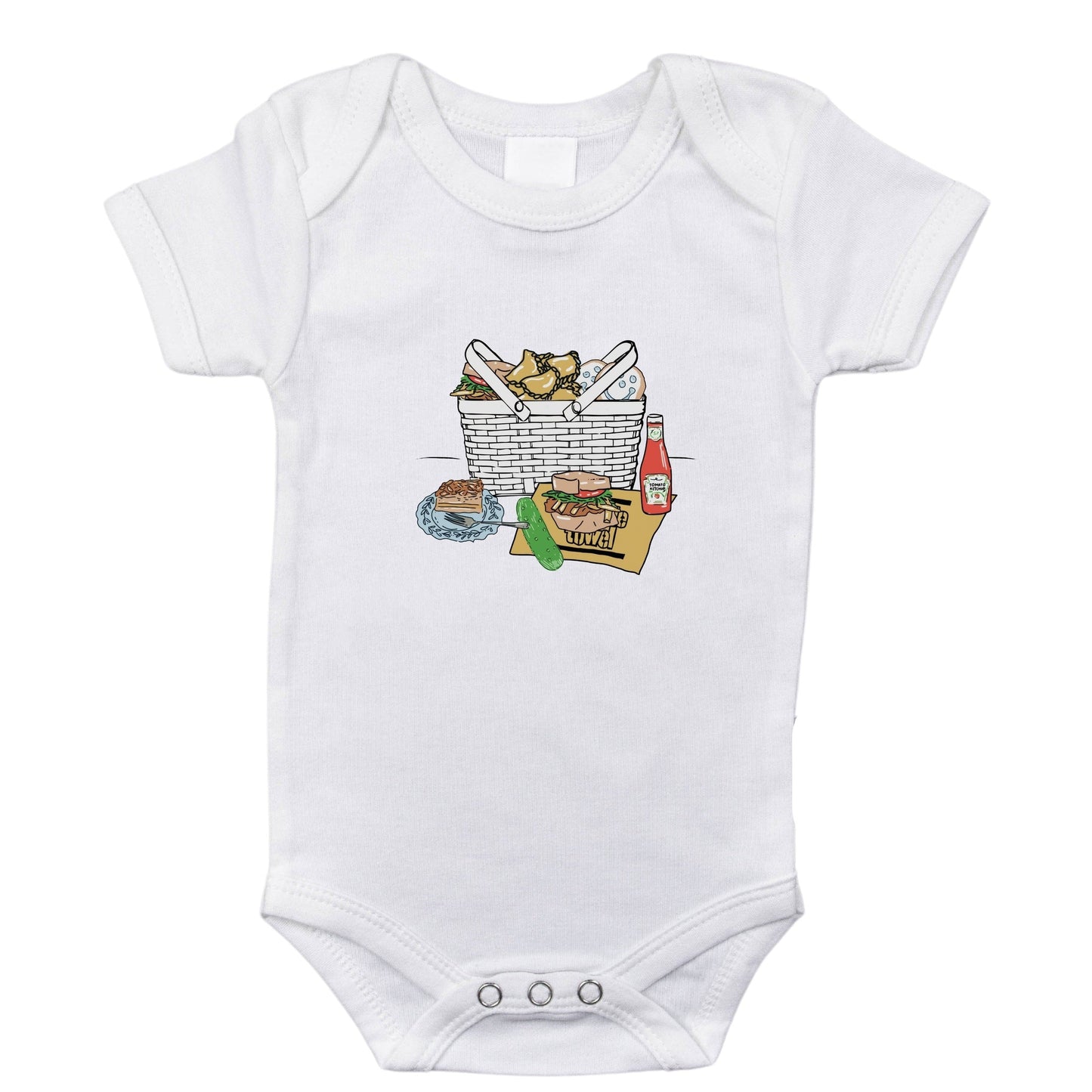 Pittsburgh Picnic Baby Onesie Newborn Coming Home Essential