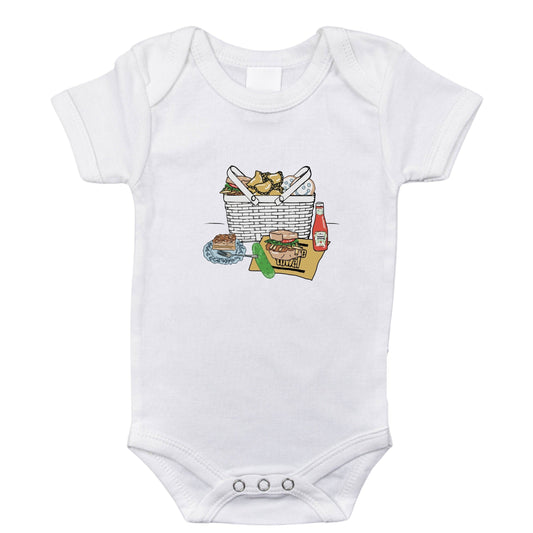 Pittsburgh Picnic Baby Onesie Newborn Coming Home Essential