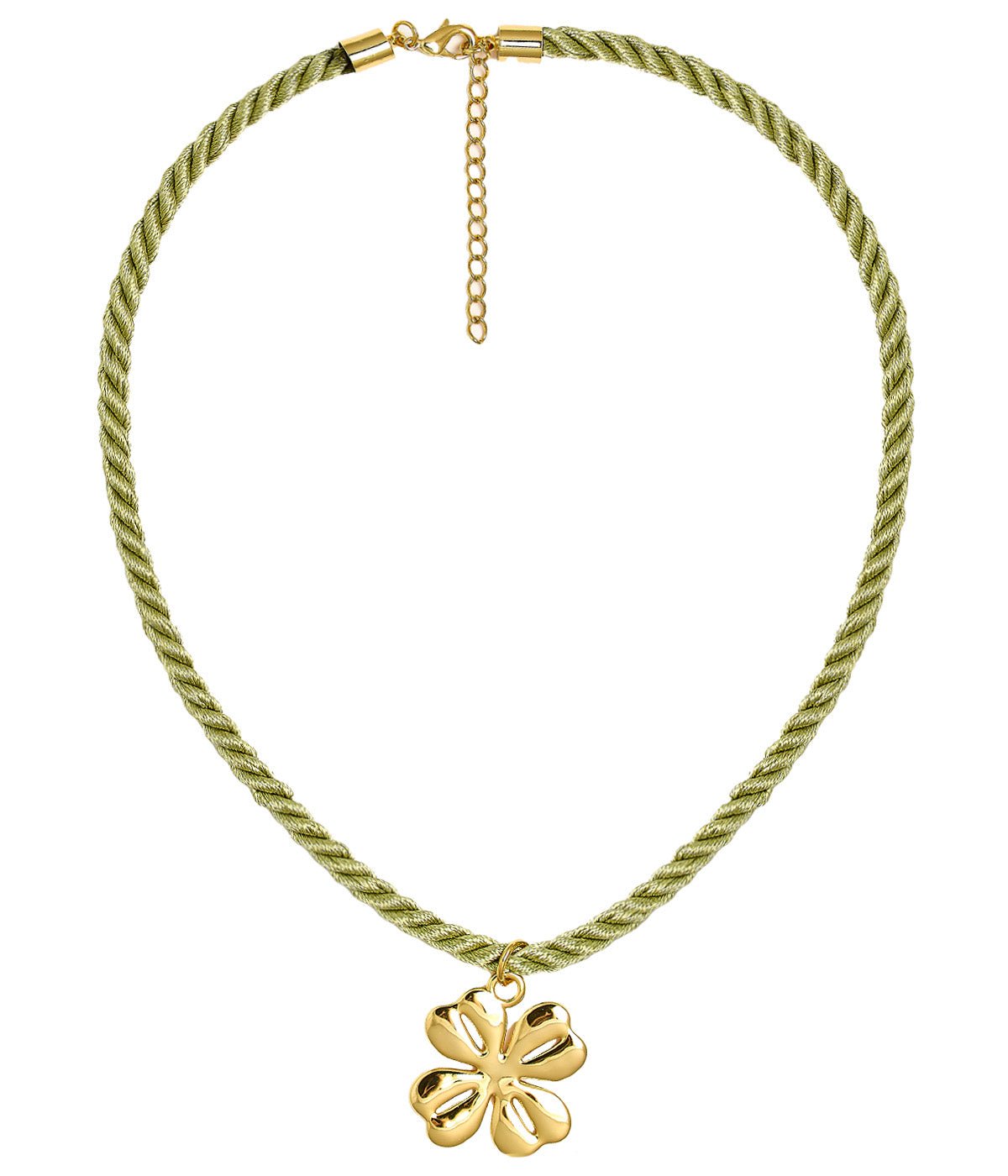 Rope Necklace with Charm