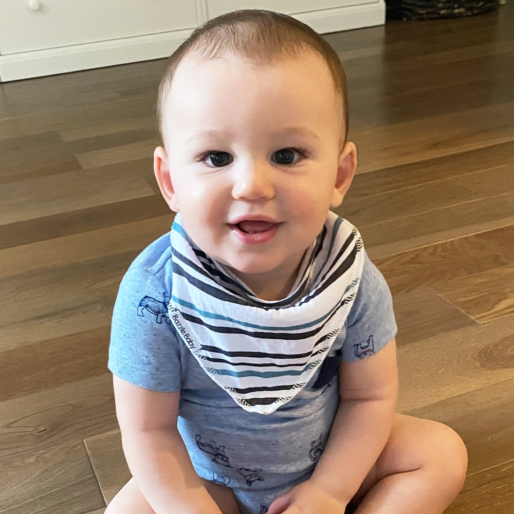 Bazzle Baby Bandana Bib 4-Pack - Various Colors