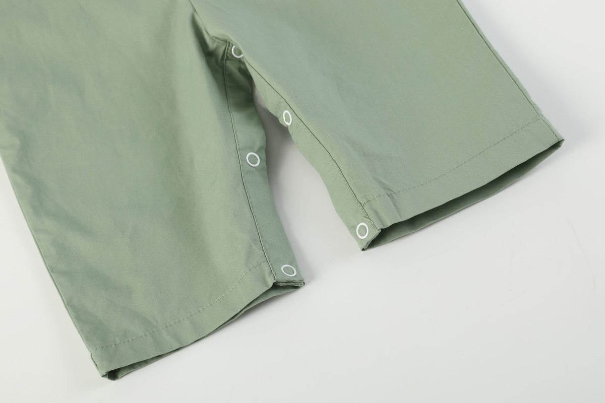 Sage Green Turkey Smocked Thanksgiving Longall