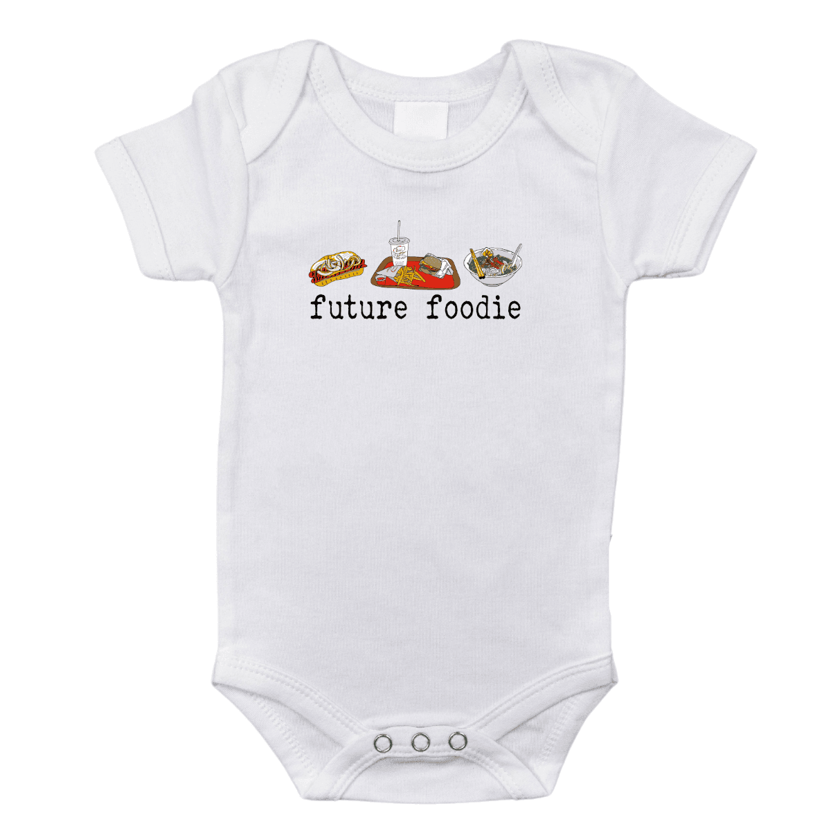 Seattle Foodie Baby Onesie Soft Cotton Newborn Outfit