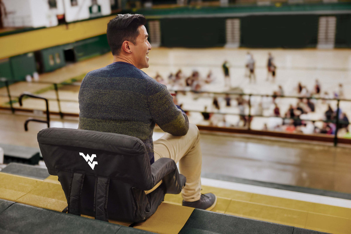West Virginia Mountaineers - Ventura Portable Reclining Stadium Seat