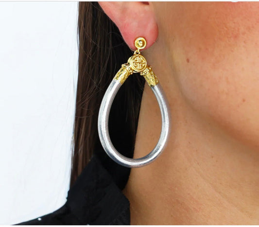 Budhagirl Silver All Weather Earrings