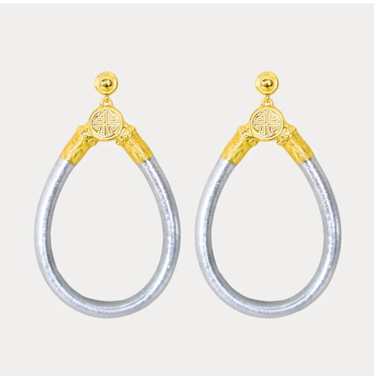 Budhagirl Silver All Weather Earrings