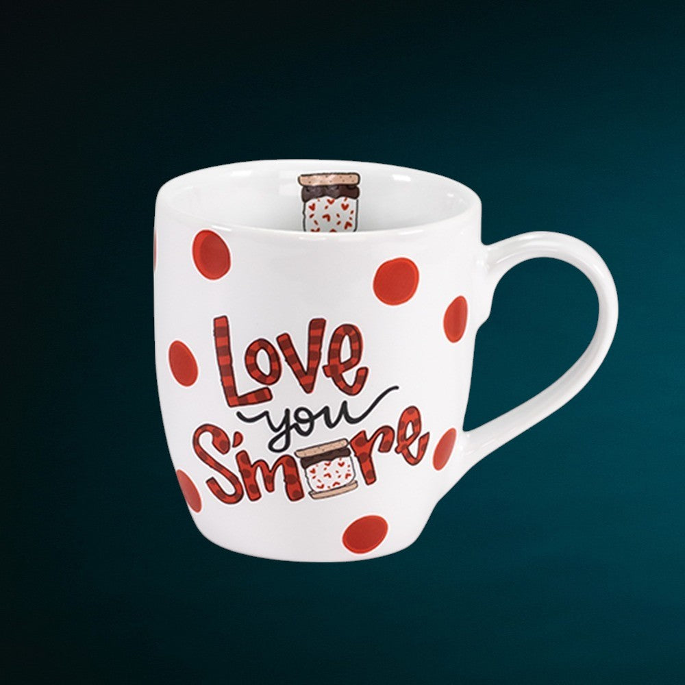 Valentines Day I love you S'more Kitchen Coffee Mug, Tea Towel & Spatulas Gift Set